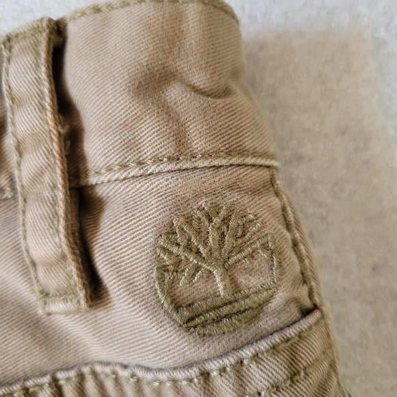 Timberland Mens 38x32 Chino Pants Brown Khaki Straight Leg Cotton Flat Front. - Picture 8 of 9
